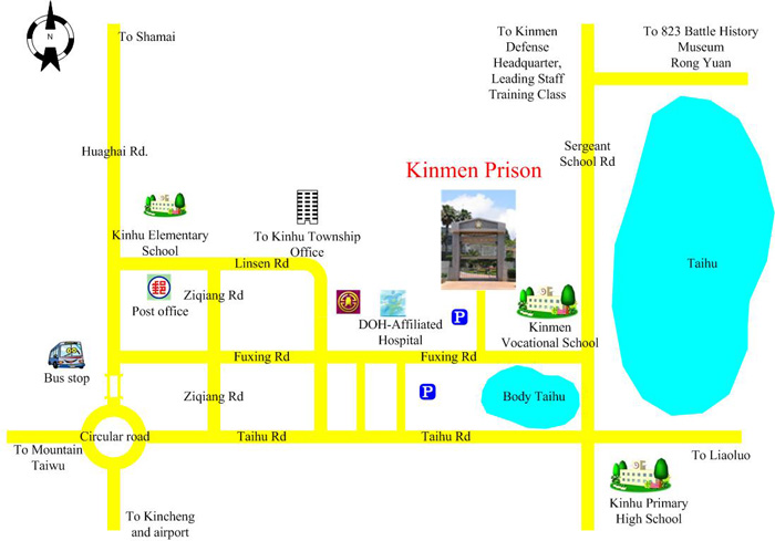 Location of the Prison