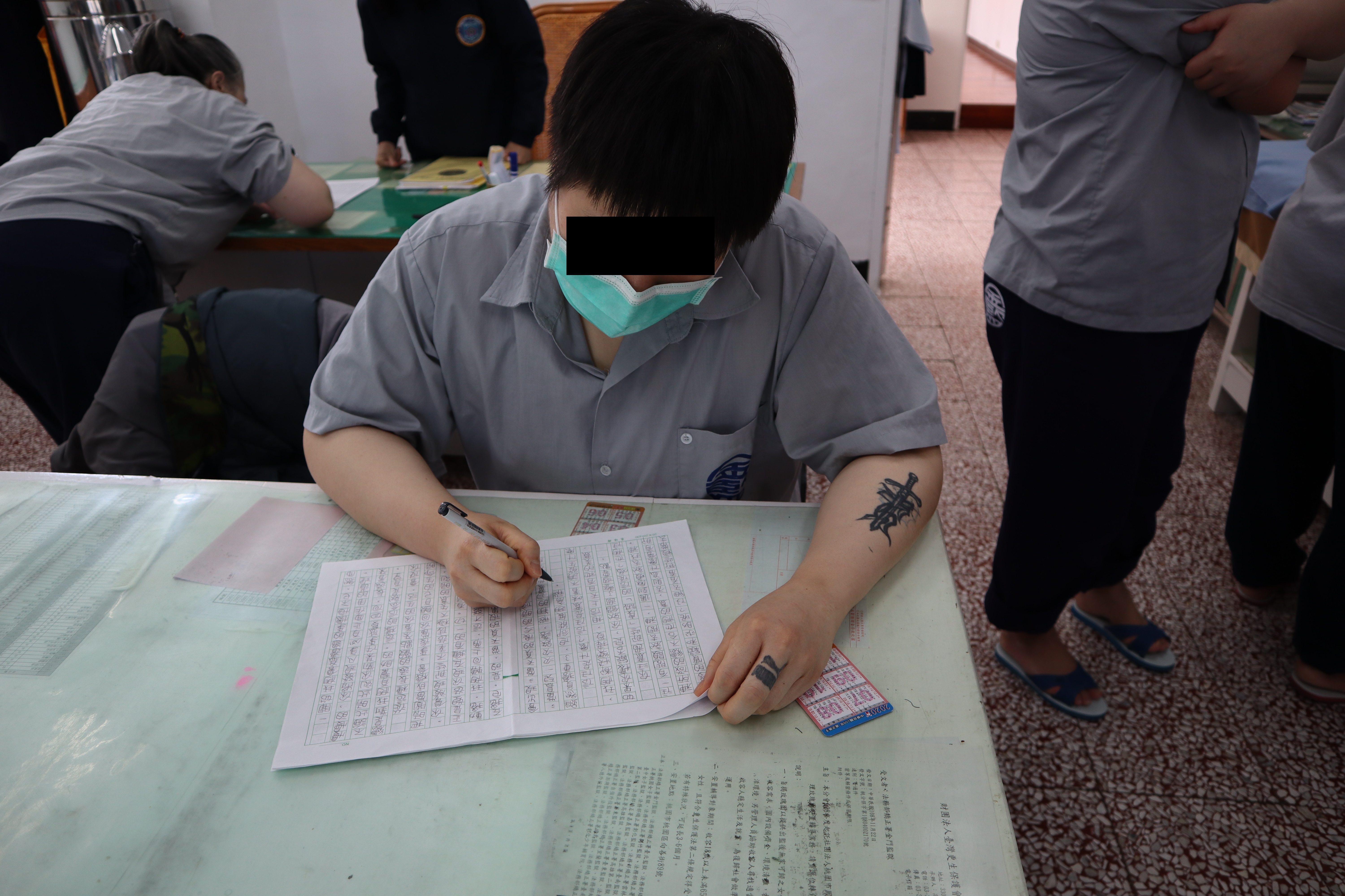 女所收容人專精覃思