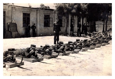 民國61年-金門監獄民防訓練實況（臥射射擊預習）