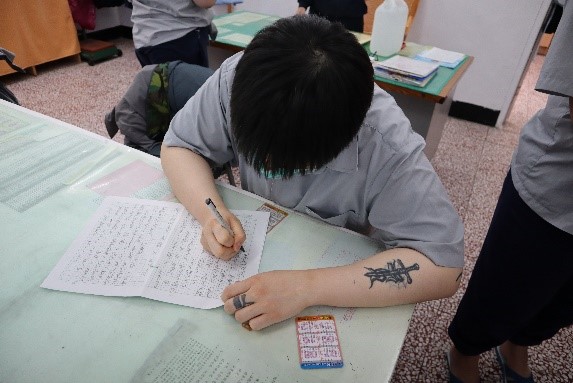 收容人文章撰寫-女性收容人