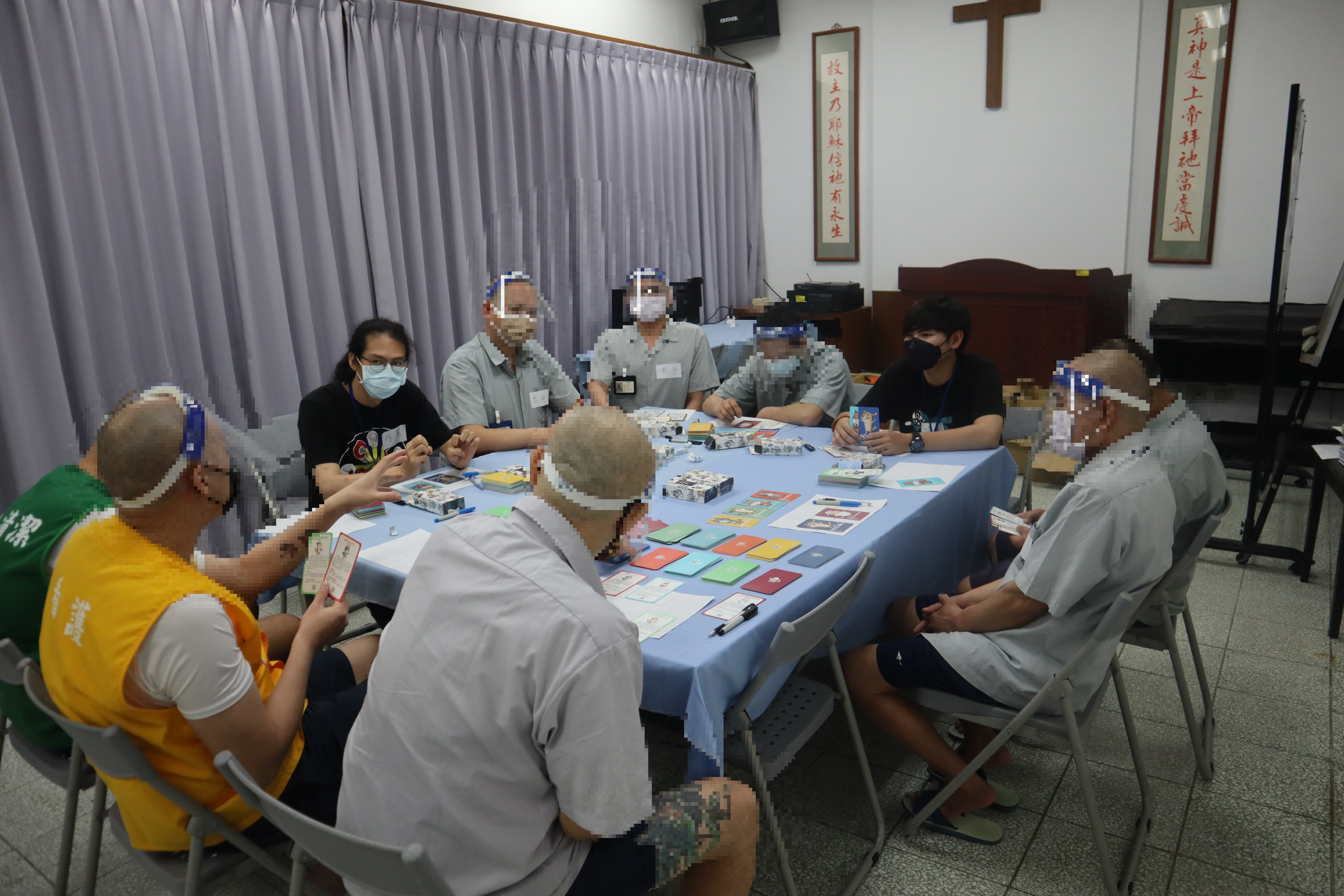 收容人各自分享本次課程的心得