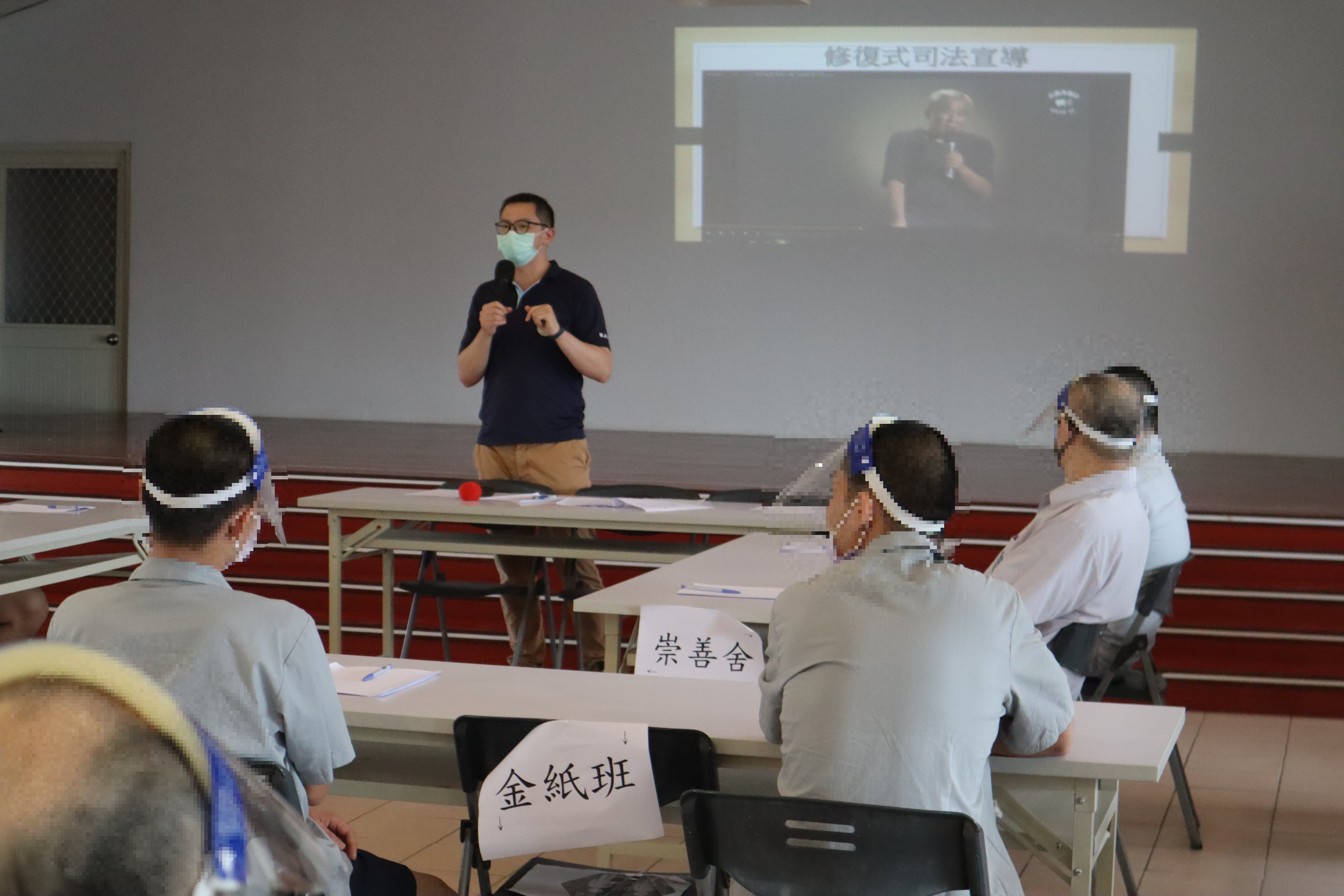 Educators conduct restorative justice preaching
