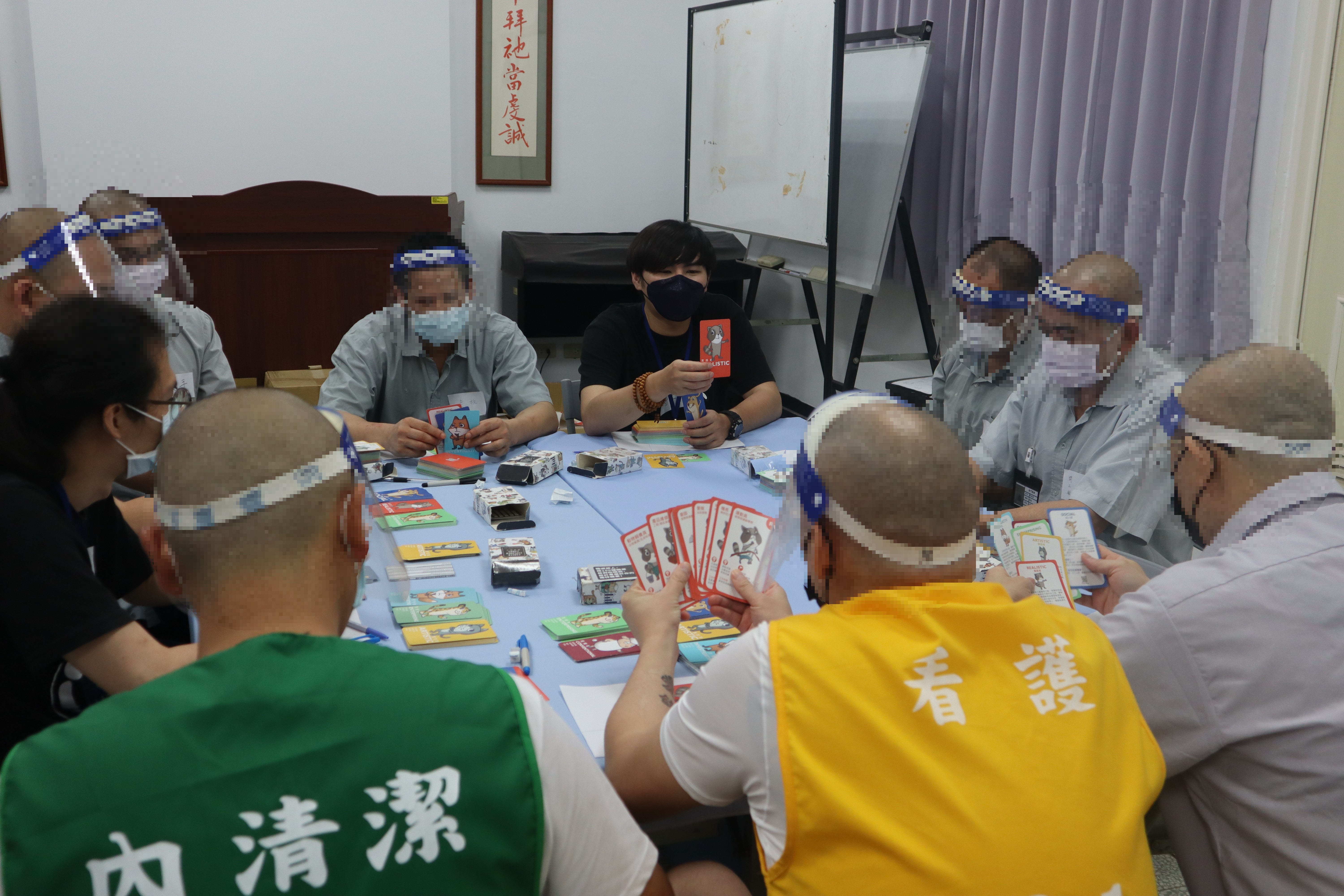 Psychologist explaining the symbol and connotation of cards