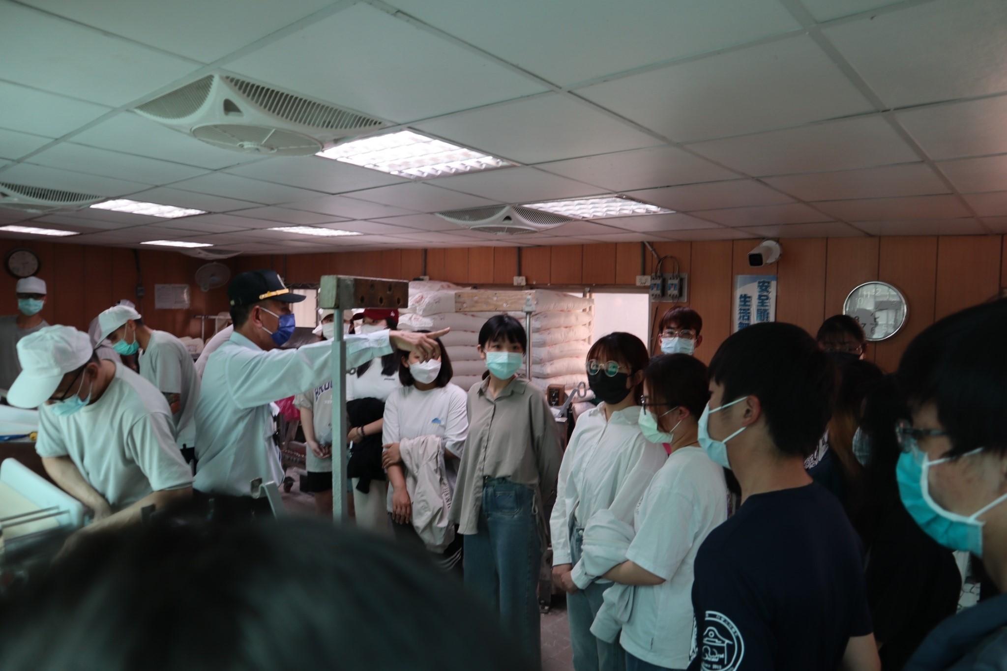 參觀麵線工廠